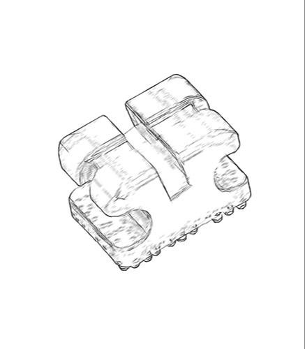 [433-001/H345] DISCREET PLUS Roth .022 (Fall) (---, 5-5 OK & UK mit Haken auf 3,4,5)